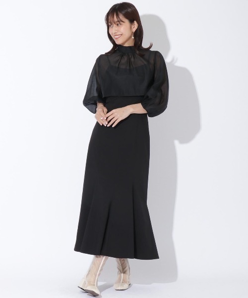 AND COUTURE（アンドクチュール）の「【7分袖】シアープルオーバー