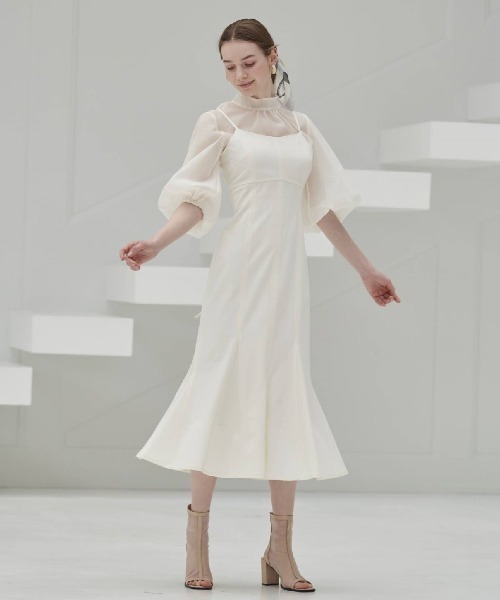 AND COUTURE（アンドクチュール）の「【7分袖】シアープルオーバー