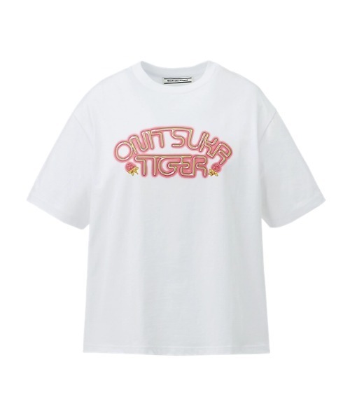 Onitsuka Tiger(オニツカタイガー)の「WOMEN'S GRAPHIC TEE / ウィメンズグラフィックティー(Tシャツ/カットソー・レディース・ホワイト/ブラック・S/M/L)」の2枚目の写真