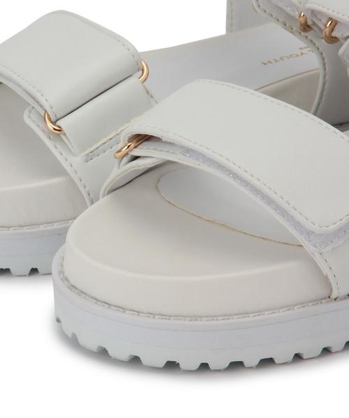 BEAUTY&YOUTH UNITED ARROWS(ビューティーアンドユースユナイテッドアローズ)の「BYMC 2ベルトサンダル◆(サンダル・レディース・ブラック/ホワイト・LARGE/MEDIUM/SMALL)」の7枚目の写真