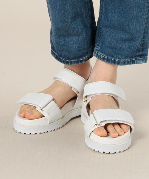 BEAUTY&YOUTH UNITED ARROWS(ビューティーアンドユースユナイテッドアローズ)の「BYMC 2ベルトサンダル◆(サンダル・レディース・ブラック/ホワイト・LARGE/MEDIUM/SMALL)」の10枚目の写真