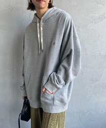 【FINEBOYS 1月号掲載】[UNIVERSAL OVERALL/ユニバーサルオーバーオール] 別注 ワンポイントロゴスウェットパーカー