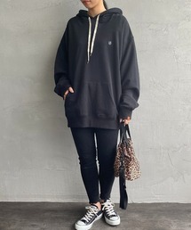 【FINEBOYS 1月号掲載】[UNIVERSAL OVERALL/ユニバーサルオーバーオール] 別注 ワンポイントロゴスウェットパーカー