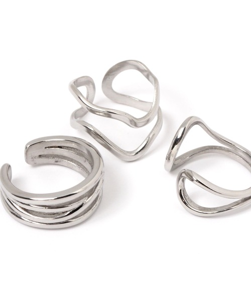 GLOBAL WORK（グローバルワーク）の「ステンレス1Pリング/UNISEXアクセサリー/299782（リング・レディース・ゴールド系その他/ゴールド系その他2/ゴールド/シルバー系その他3/シルバー/シルバー系その他/グレー系その他4/グレー・FREE）」の9枚目の写真