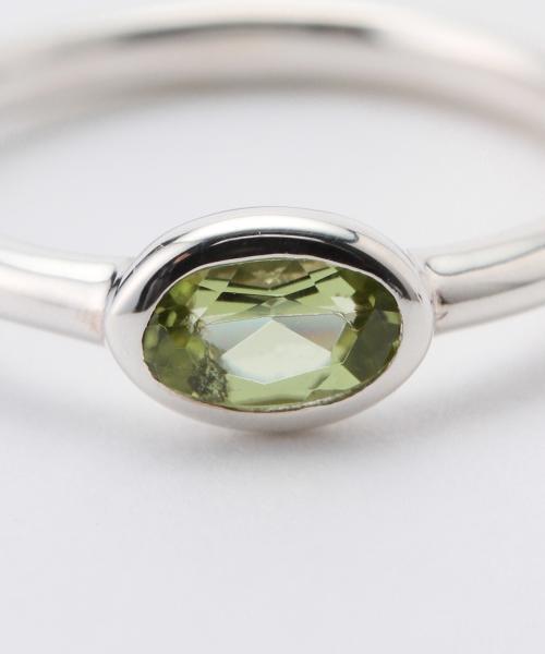 BEAMS BOY（ビームスボーイ）の「BEAMS BOY / シルバー ストーン リング（リング・レディース・ミント/パープル/ホワイト/ライトブラウン・3号/5号）」の15枚目の写真