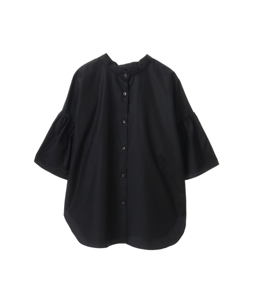 Tiara（ティアラ）の「ギャザースリーブ2WAYブラウス（シャツ/ブラウス・レディース・プラム/グリーン/ブラック・FREE）」の7枚目の写真