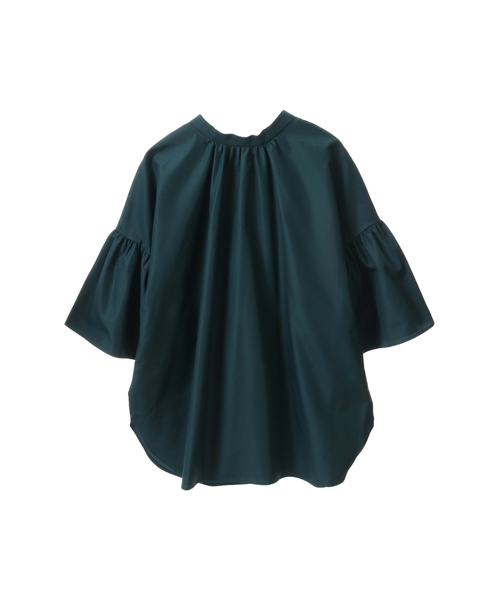 Tiara（ティアラ）の「ギャザースリーブ2WAYブラウス（シャツ/ブラウス・レディース・プラム/グリーン/ブラック・FREE）」の17枚目の写真