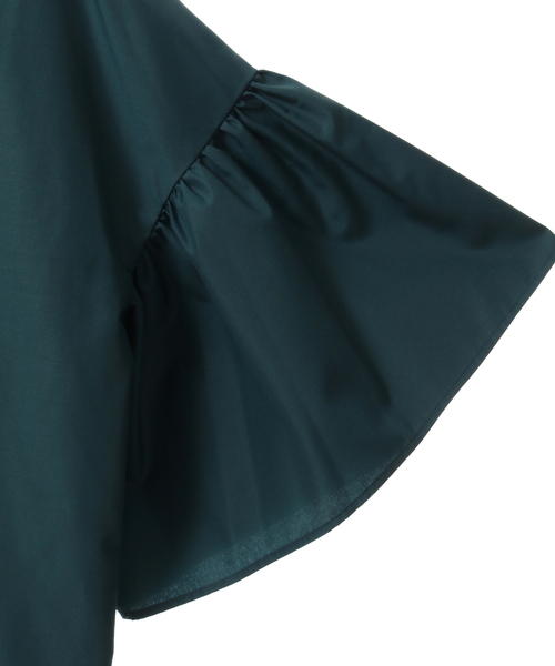 Tiara（ティアラ）の「ギャザースリーブ2WAYブラウス（シャツ/ブラウス・レディース・プラム/グリーン/ブラック・FREE）」の19枚目の写真