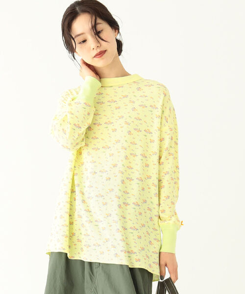 BEAMS BOY（ビームスボーイ）の「BEAMS BOY / フラワー ワッフル ロングスリーブ カットソー（Tシャツ/カットソー・レディース・オフホワイト/イエロー・FREE）」の15枚目の写真