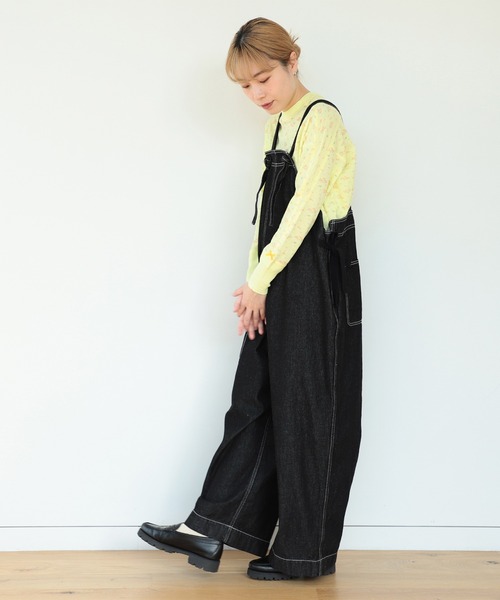 BEAMS BOY（ビームスボーイ）の「BEAMS BOY / フラワー ワッフル ロングスリーブ カットソー（Tシャツ/カットソー・レディース・オフホワイト/イエロー・FREE）」の21枚目の写真