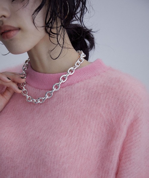 ADAM ET ROPE'(アダムエロペ)の「plump chain necklace(ネックレス・レディース・シルバー/ゴールド・FREE)」の7枚目の写真