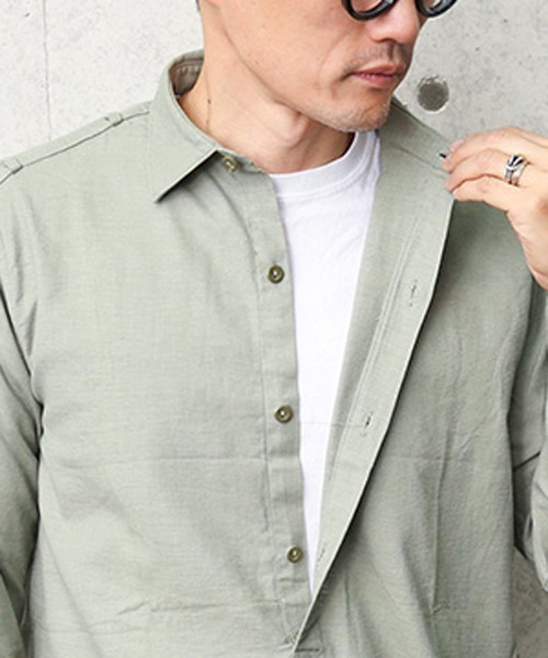 MILITARY(ミリタリー)の「実物 新品 デッドストック チェコ軍 1960’s プルオーバー グランパシャツ(シャツ/ブラウス・メンズ・グリーン系その他・40/41/43/37/38/39/44)」の9枚目の写真