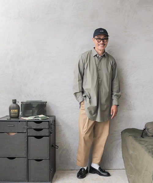 MILITARY(ミリタリー)の「実物 新品 デッドストック チェコ軍 1960’s プルオーバー グランパシャツ(シャツ/ブラウス・メンズ・グリーン系その他・40/41/43/37/38/39/44)」の20枚目の写真