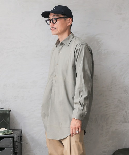 MILITARY(ミリタリー)の「実物 新品 デッドストック チェコ軍 1960’s プルオーバー グランパシャツ(シャツ/ブラウス・メンズ・グリーン系その他・40/41/43/37/38/39/44)」の16枚目の写真