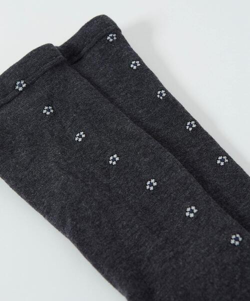 ADIEU TRISTESSE(アデュートリステス)の「バックフラワータイツ(タイツ/ストッキング・レディース・ブルー/チャコール・FREE)」の4枚目の写真