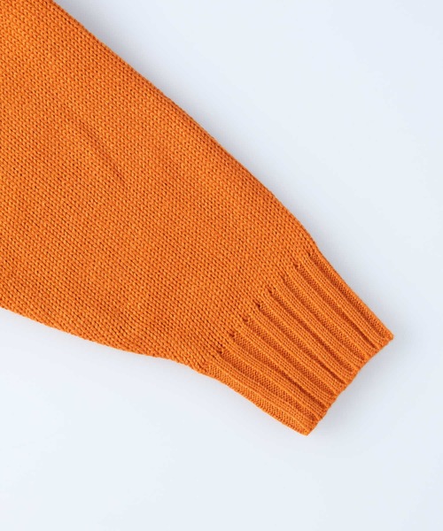 BACK NUMBER(バックナンバー)の「【BACK NUMBER】レタードカーディガン(カーディガン/ボレロ・メンズ・グリーン/オレンジ・M/L/XL)」の12枚目の写真