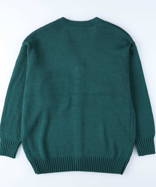 BACK NUMBER(バックナンバー)の「【BACK NUMBER】レタードカーディガン(カーディガン/ボレロ・メンズ・グリーン/オレンジ・M/L/XL)」の8枚目の写真