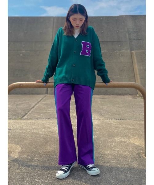 BACK NUMBER(バックナンバー)の「【BACK NUMBER】レタードカーディガン(カーディガン/ボレロ・メンズ・グリーン/オレンジ・M/L/XL)」の17枚目の写真