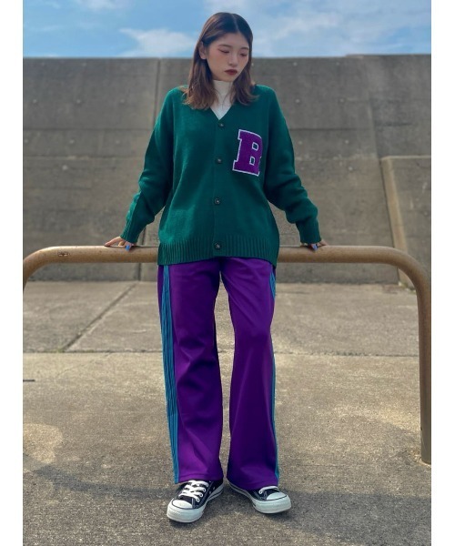 BACK NUMBER(バックナンバー)の「【BACK NUMBER】レタードカーディガン(カーディガン/ボレロ・メンズ・グリーン/オレンジ・M/L/XL)」の18枚目の写真