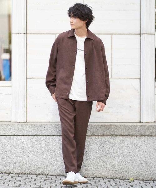 a.v.v(アーヴェヴェ)の「【S-XXL】ミニロゴセミワイドシルエットカットソー(Tシャツ/カットソー・メンズ・グリーン/ホワイト/ライトブルー・46/50/48/52/44)」の4枚目の写真