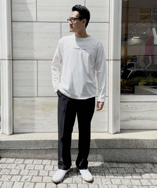 a.v.v(アーヴェヴェ)の「【S-XXL】ミニロゴセミワイドシルエットカットソー(Tシャツ/カットソー・メンズ・グリーン/ホワイト/ライトブルー・46/50/48/52/44)」の11枚目の写真