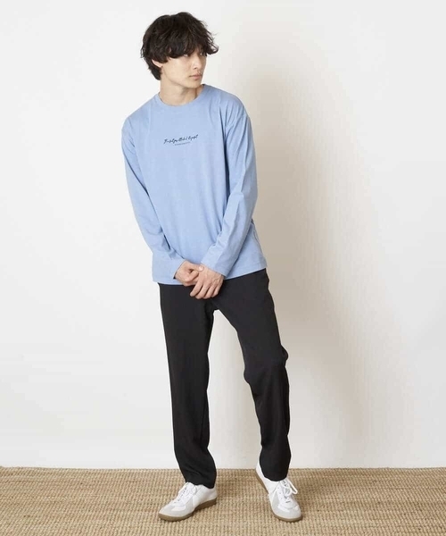 a.v.v(アーヴェヴェ)の「【S-XXL】ミニロゴセミワイドシルエットカットソー(Tシャツ/カットソー・メンズ・グリーン/ホワイト/ライトブルー・46/50/48/52/44)」の15枚目の写真