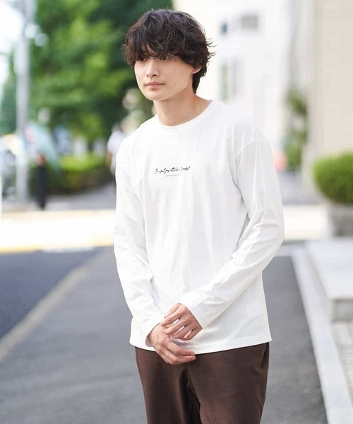a.v.v(アーヴェヴェ)の「【S-XXL】ミニロゴセミワイドシルエットカットソー(Tシャツ/カットソー・メンズ・グリーン/ホワイト/ライトブルー・46/50/48/52/44)」の20枚目の写真