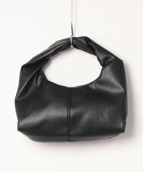 HONEYSUCKLE ROSE（ハニーサックルローズ）の「【HONEYSUCKLE ROSE】ＰＵねじりハンドルバッグ（ハンドバッグ・レディース・ブラック/ブルー・ONE SIZE）」の10枚目の写真