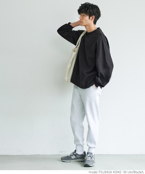 coca（coca）（コカ）の「ヘビーウェイト フットボールロングTシャツ（Tシャツ/カットソー・メンズ・オレンジ/ホワイト/ブラック/ダークグリーン/ネイビー/ベージュ/グレー/ターコイズブルー/カーキ/ピンク/ブルー/ライトベージュ/チャコール/グレイッシュベージュ/ワイン・M/L/XL）」の19枚目の写真