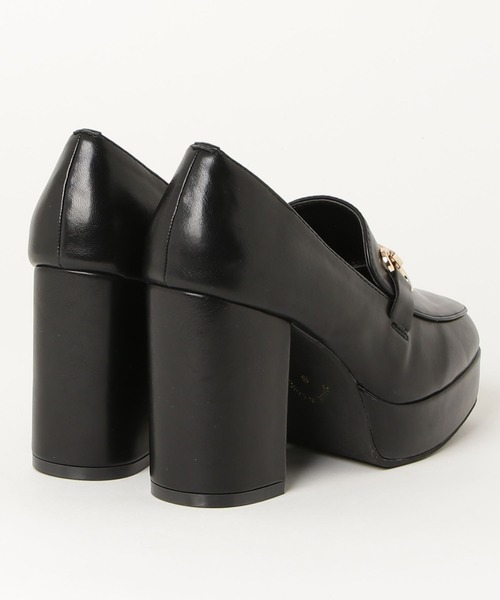 ASTORIA ODIER（アストリアオディール）の「ビット付き厚底パンプス（パンプス・レディース・ブラック/ブラウン・LARGE/MEDIUM/SMALL）」の4枚目の写真