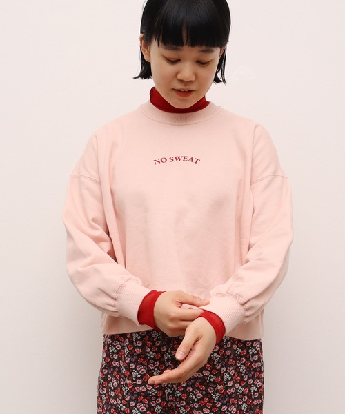 I am I in fact...(アイアムアイインファクト)の「NO SWEAT 裏毛PO(スウェット・レディース・ピンク/その他/グレー・FREE)」の5枚目の写真