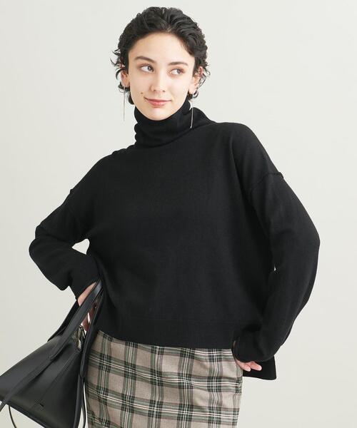 BEAUTY&YOUTH UNITED ARROWS（ビューティーアンドユースユナイテッドアローズ）の「【WEB限定】ワイドタートルネックニット -ウォッシャブル-（ニット/セーター・レディース・ブラック/グレー/オフホワイト/ピンク/イエロー・FREE）」の21枚目の写真