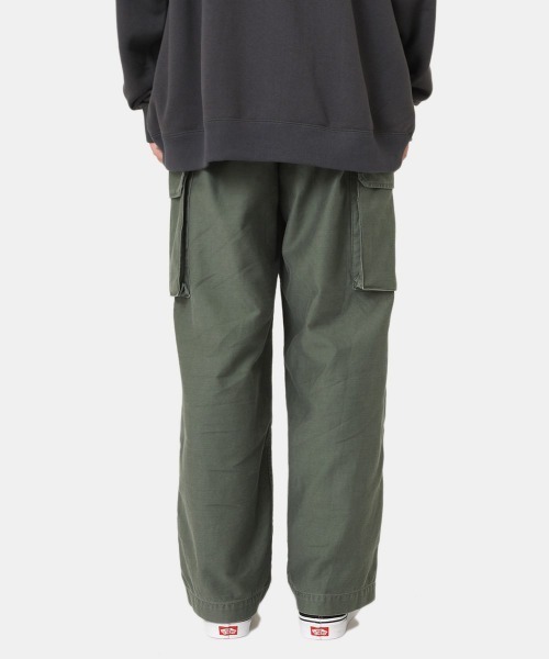 REMI RELIEF NAVY LABEL（レミレリーフネイビーレーベル）の「REMI RELIEF NAVY LABEL / レミレリーフ ネイビーレーベル：M47PT：RN23313243AK[STD]（カーゴパンツ・メンズ・オリーブ/カーキ・M/L/S）」の5枚目の写真