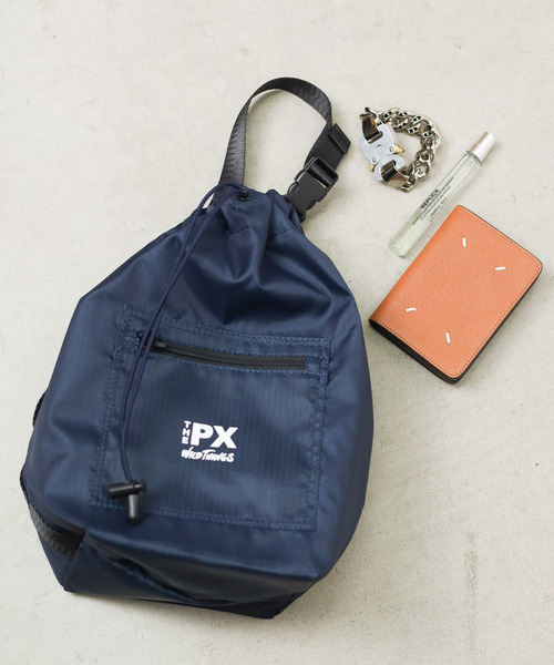 WILD THINGS(ワイルドシングス)の「《THE PX by WILDTHINGS》CONVENIENCE BAG(ハンドバッグ・レディース・ブラック/ネイビー/グレー・FREE)」の3枚目の写真