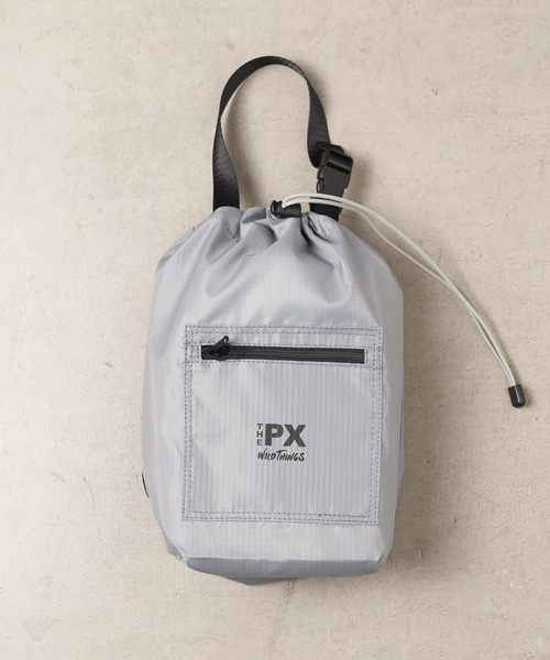 WILD THINGS(ワイルドシングス)の「《THE PX by WILDTHINGS》CONVENIENCE BAG(ハンドバッグ・レディース・ブラック/ネイビー/グレー・FREE)」の5枚目の写真