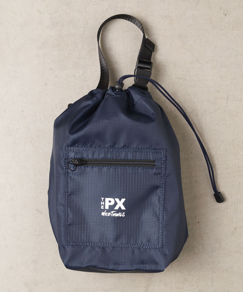 WILD THINGS(ワイルドシングス)の「《THE PX by WILDTHINGS》CONVENIENCE BAG(ハンドバッグ・レディース・ブラック/ネイビー/グレー・FREE)」の10枚目の写真
