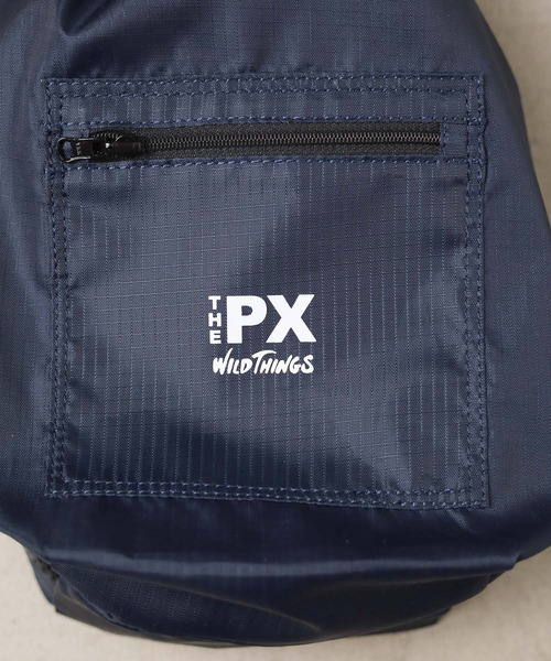 WILD THINGS(ワイルドシングス)の「《THE PX by WILDTHINGS》CONVENIENCE BAG(ハンドバッグ・レディース・ブラック/ネイビー/グレー・FREE)」の9枚目の写真