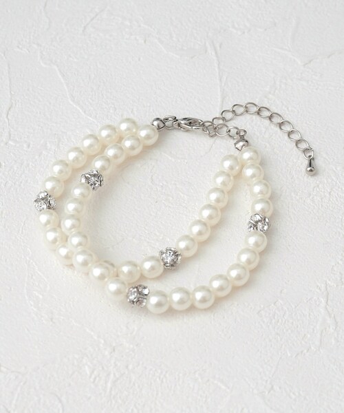 SHOO・LA・RUE（シューラルー）の「◆【入卒/セレモニー】ゴージャスブレスコサージュ（ブローチ/コサージュ・レディース・ライトベージュ/オフホワイト/ピンク系/ネイビー・00）」の8枚目の写真