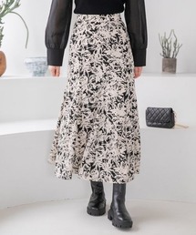 mysty woman | 無地/花柄フレアスカート 167440(スカート)