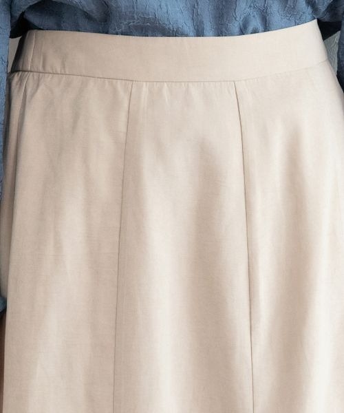 mysty woman（ミスティウーマン）の「無地/花柄フレアスカート 167440（スカート・レディース・ブラック系その他/アイボリー/ブラウン/ネイビー/ホワイト系その他/ベージュ系その他/ライトベージュ・FREE）」の16枚目の写真