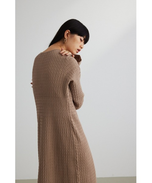 STYLEMIXER（スタイルミキサー）の「ジャガードニットフレアワンピース