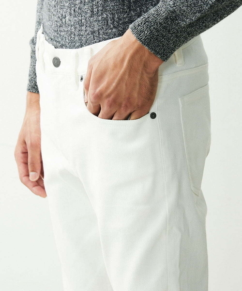 MICHEL KLEIN HOMME (ミッシェルクランオム)の「ホワイトデニム(デニムパンツ・メンズ・ホワイト・MEDIUM/X-LARGE/LARGE)」の8枚目の写真