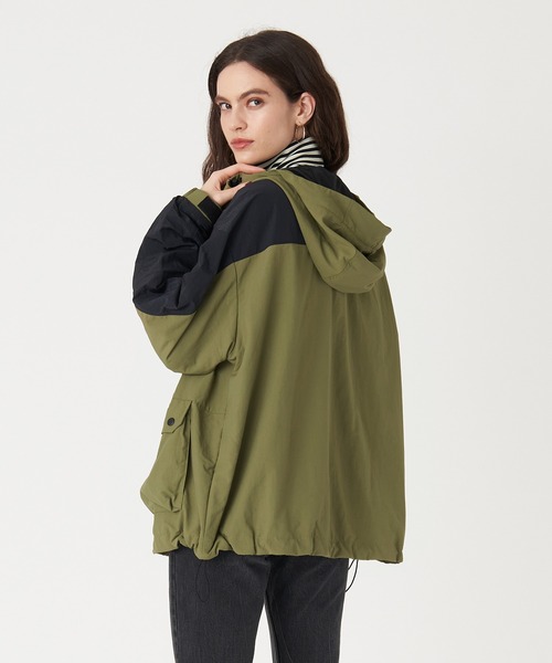Levi's(リーバイス)の「Levi's/リーバイス HARPER ウィンドブレーカー MARTINI OLIVE(ナイロンジャケット・レディース・マルチ・M/XS/S)」の3枚目の写真