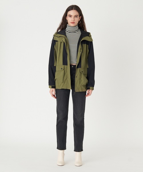 Levi's(リーバイス)の「Levi's/リーバイス HARPER ウィンドブレーカー MARTINI OLIVE(ナイロンジャケット・レディース・マルチ・M/XS/S)」の4枚目の写真