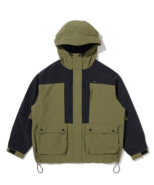 Levi's(リーバイス)の「Levi's/リーバイス HARPER ウィンドブレーカー MARTINI OLIVE(ナイロンジャケット・レディース・マルチ・M/XS/S)」の7枚目の写真