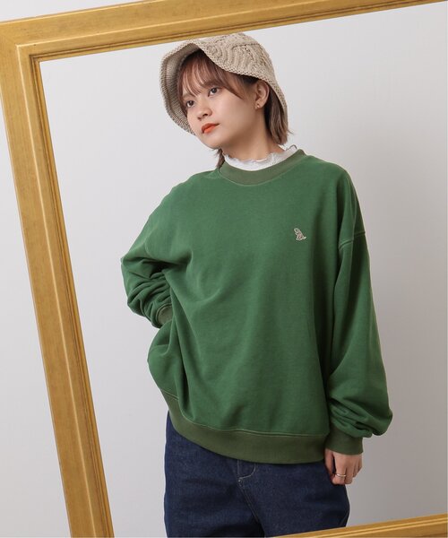 DOUBLE NAME（ダブルネーム）の「ミニ恐竜ワッペンプルオーバー