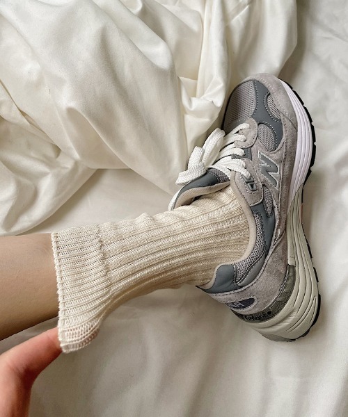 Vipoa（ヴィポア）の「ラインベーシックリブソックス（ソックス/靴下・レディース・グリーン/ブラック/イエロー/ブルー/ホワイト/レッド・FREE）」の7枚目の写真