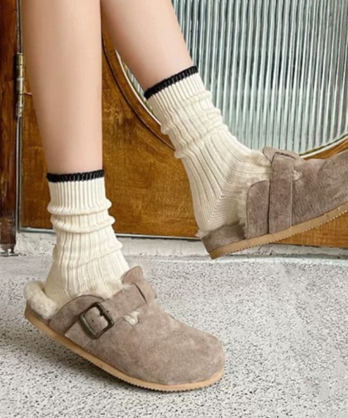 Vipoa（ヴィポア）の「ラインベーシックリブソックス（ソックス/靴下・レディース・グリーン/ブラック/イエロー/ブルー/ホワイト/レッド・FREE）」の17枚目の写真