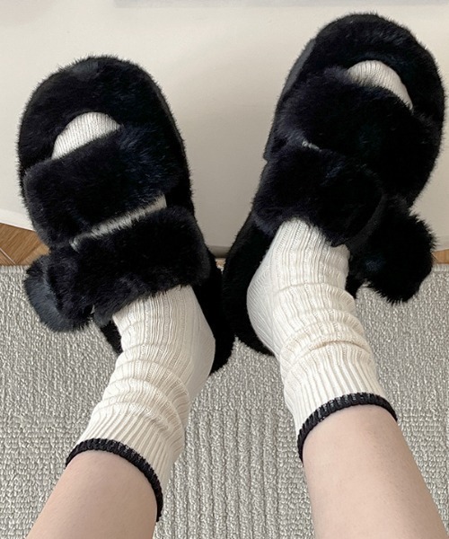 Vipoa（ヴィポア）の「ラインベーシックリブソックス（ソックス/靴下・レディース・グリーン/ブラック/イエロー/ブルー/ホワイト/レッド・FREE）」の18枚目の写真