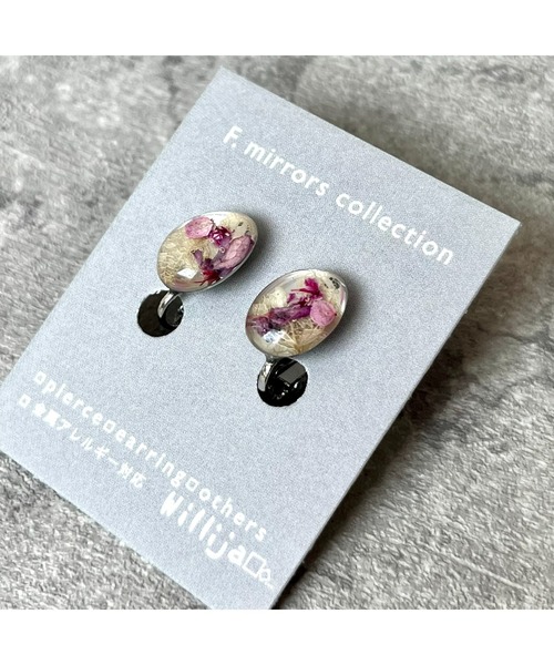 tone（トーン）の「【Willija】金属アレルギー対応《F.mirrors collection》フラワーイヤリング小(MA)（イヤリング・レディース・その他4/その他1/その他2/その他3/その他5/その他7/その他6/その他8/イエロー・FREE）」の20枚目の写真